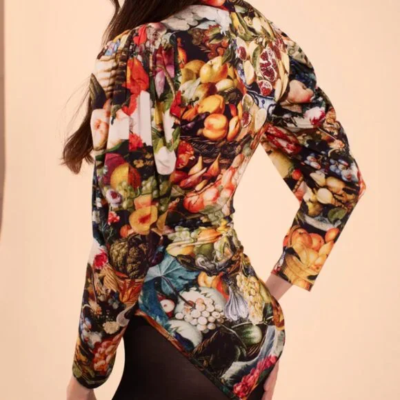 Samantha Pleet Harvest Turtle Bodysuit Size Small - Picture 3 of 7